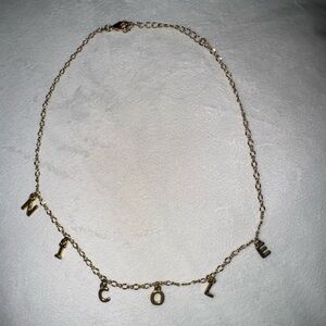 “NICOLE” gold choker necklace